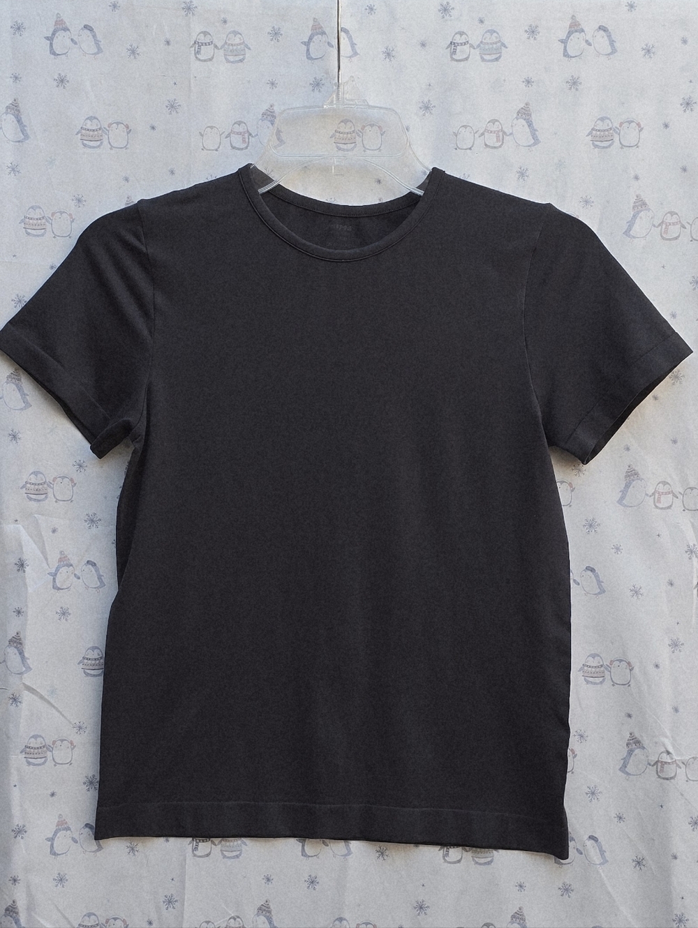 SKIMS SOFT SMOOTHING SEAMLESS T-SHIRT STYLE: AP-TSH-0184 COLOR: ECLIPSESIZE: L
